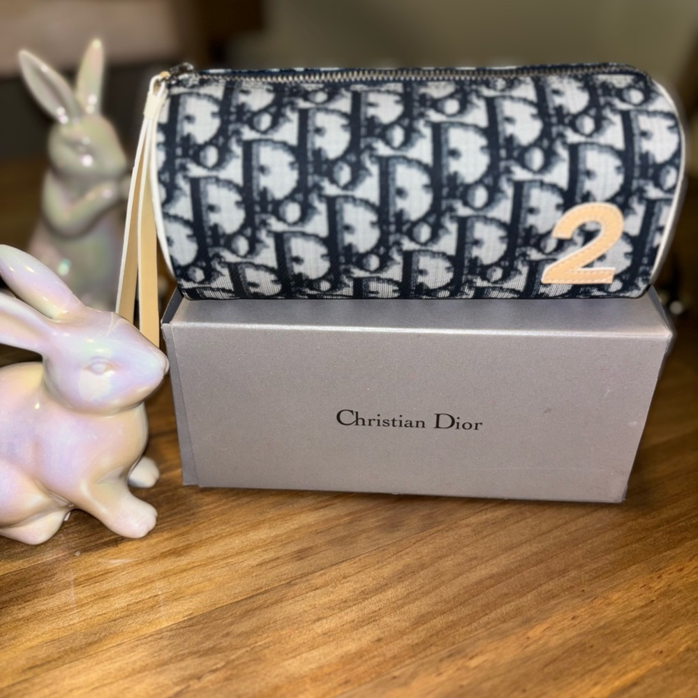 •Dior• trotter blue barrel bag